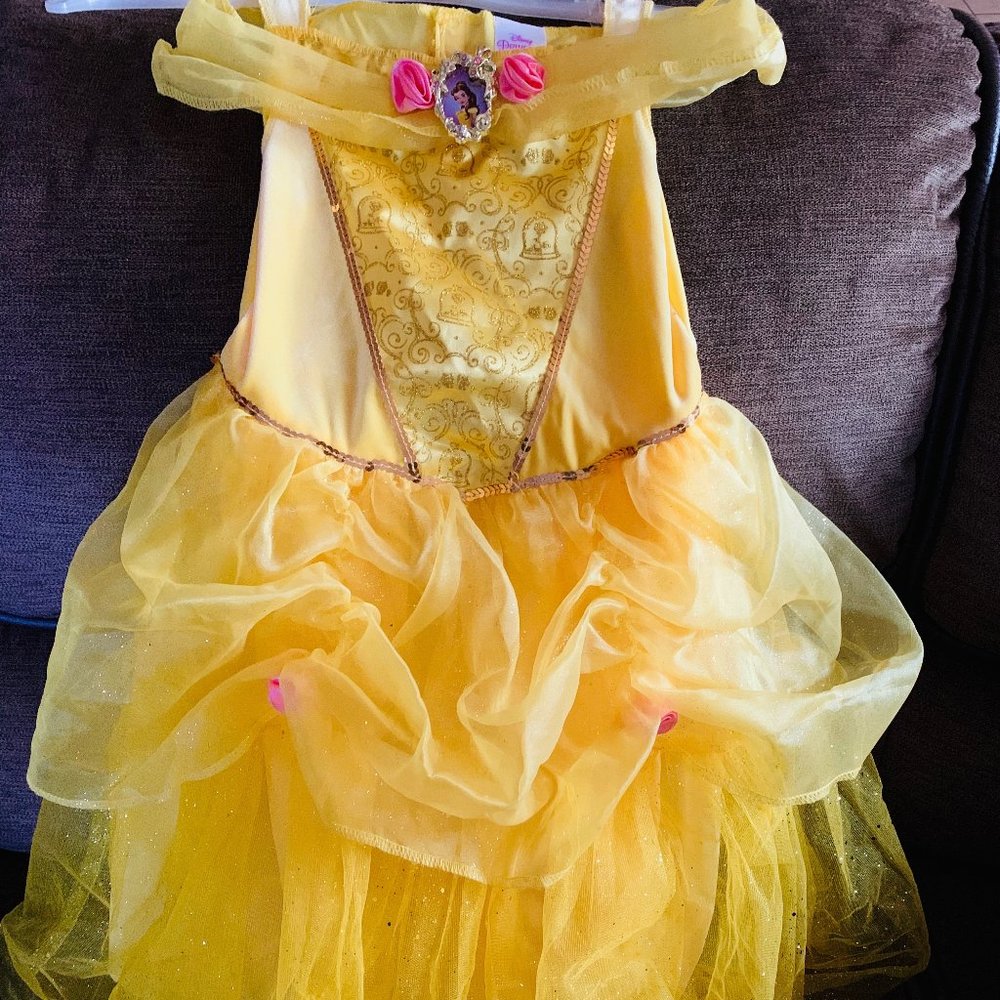 Disney Princess Belle dress sz S/P (4-6x)